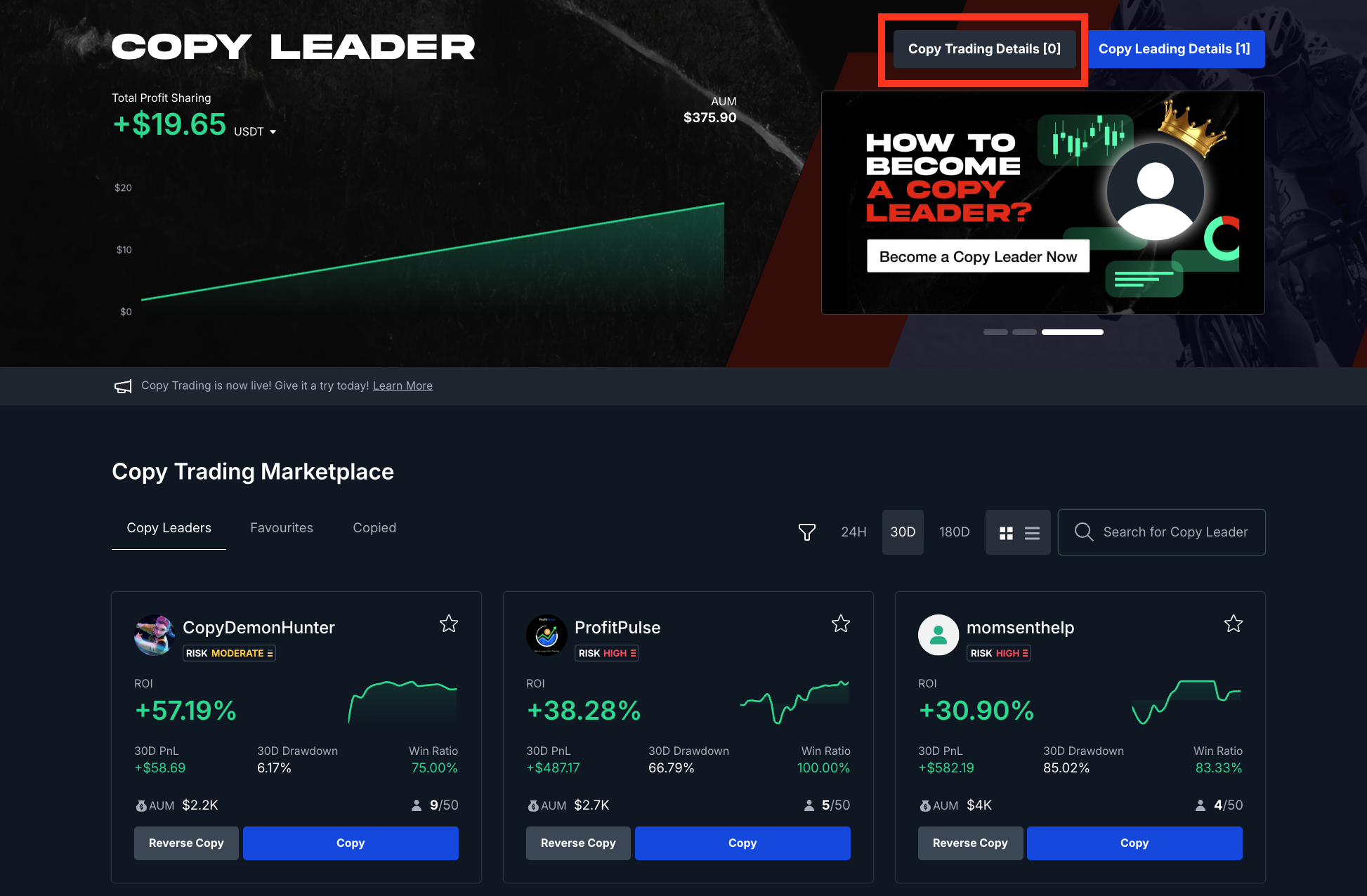 copy trading details